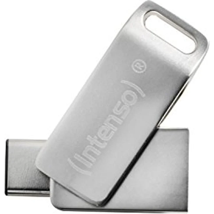 Intenso cMobile Line, 128GB Dual USB-Stick USB 3.2 Gen. 1x1 Type-C, Silber – Bild 1