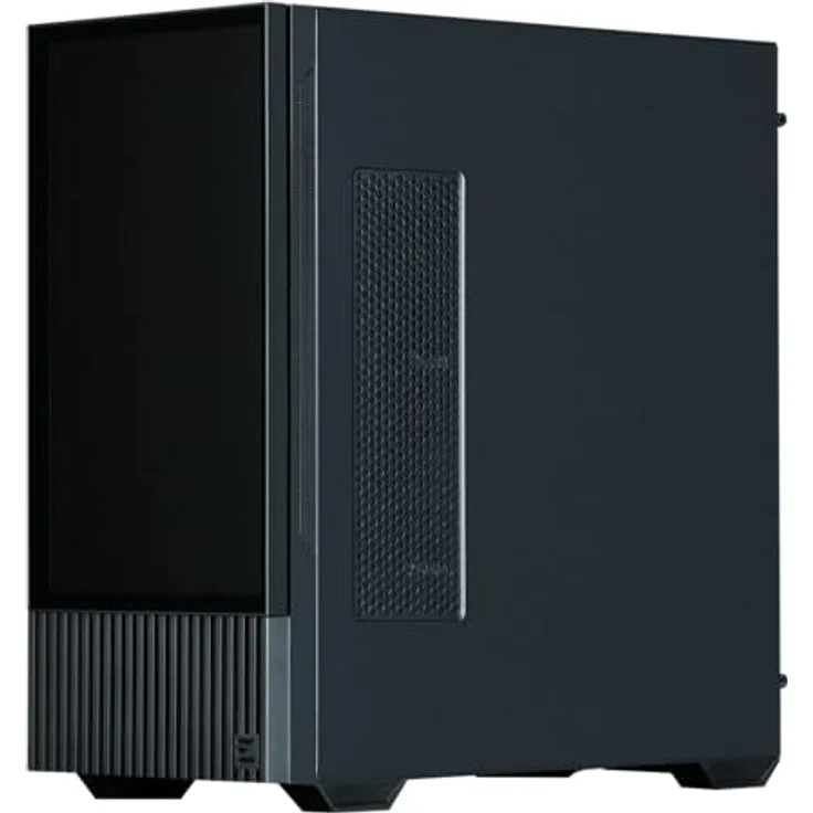 Zalman Z10 DS Mid Tower PC-Gehäuse mit Display 15,6 Zoll (39,6 cm) (schwarz) - Elegantes Gehäuse mit 15,6 Zoll Display und gehärteter Glasplatte – Bild 3