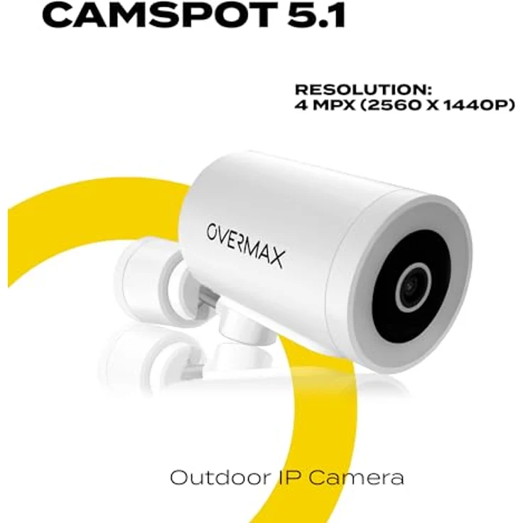 Overmax Überwachungskamera CAMSPOT 5.1 (Außen, Innen, 4 MPx Auflösung, 350°, Live-Übertragung, Farbnachtsicht) – Bild 2