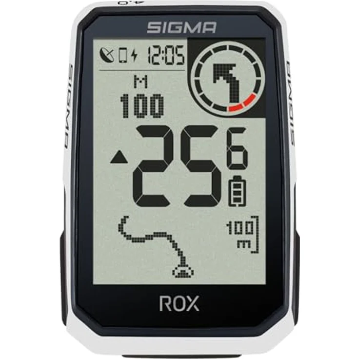 SIGMA ROX 2.0 Endurance, GPS Fahrradcomputer mit 26 Stunden Akkulaufzeit, E-Bike ready, Schwarz – Bild 1