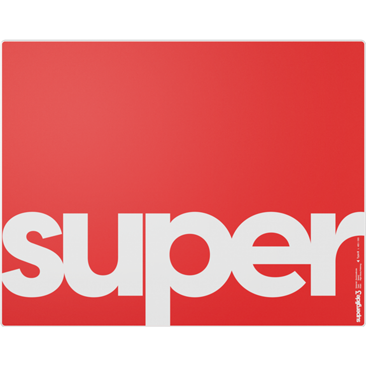 Pulsar Superglide V3 Glass Pad Type-S, großes Gaming Mauspad mit Glasoberfläche, rutschfester Unterseite und optimiert für Speed, rot – Bild 8