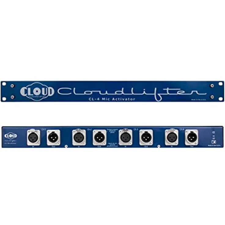 Cloud Microphones Cloudlifter CL-4 Mikrofonvorverstärker, Flexibel gestaltet, robust, hochwertige Abmessungen - Schwarz