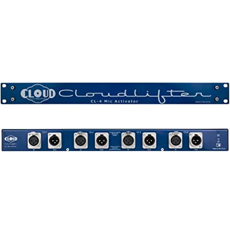 Cloud Microphones Cloudlifter CL-4 Mikrofonvorverstärker, Flexibel gestaltet, robust, hochwertige Abmessungen - Schwarz – Bild 1