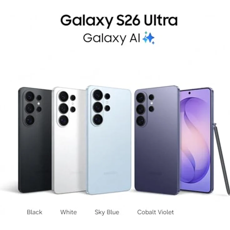 Samsung Galaxy S26 Ultra AI Smartphone, Android-Handy ohne Vertrag, 512 GB Speicher, White – Bild 3