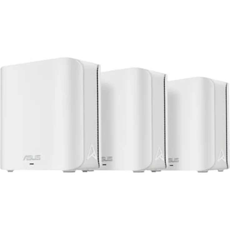 ASUS ZenWiFi BD4 Dualband WiFi 7 AiMesh Extendable Router 3er Set (3.6 Gbps, Abdeckung bis zu 603 m², Dual 2.5G Ports, VPN, Kindersicherung) weiß – Bild 2