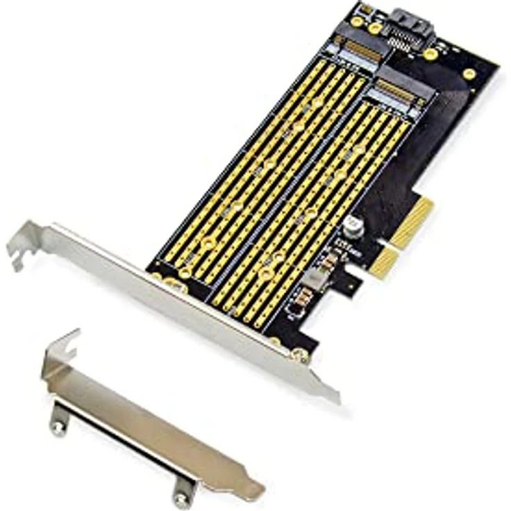 DIGITUS IO-Karte - PCIe - M.2 NGFF / NVMe Schnittstellenkarte - 2-Port - M.2 (2230, 2242, 2260, 2280 & 22110) – Bild 5