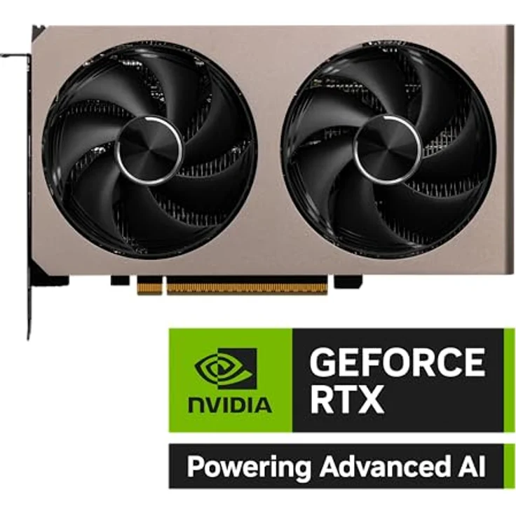 MSI GeForce RTX 5060 Ti Inspire 2X OC, 16GB GDDR7 Grafikkarte mit 28Gbps, PCIe 5, Boost bis 2617 MHz, HDMI 2.1b, DisplayPort 2.1b – Bild 2