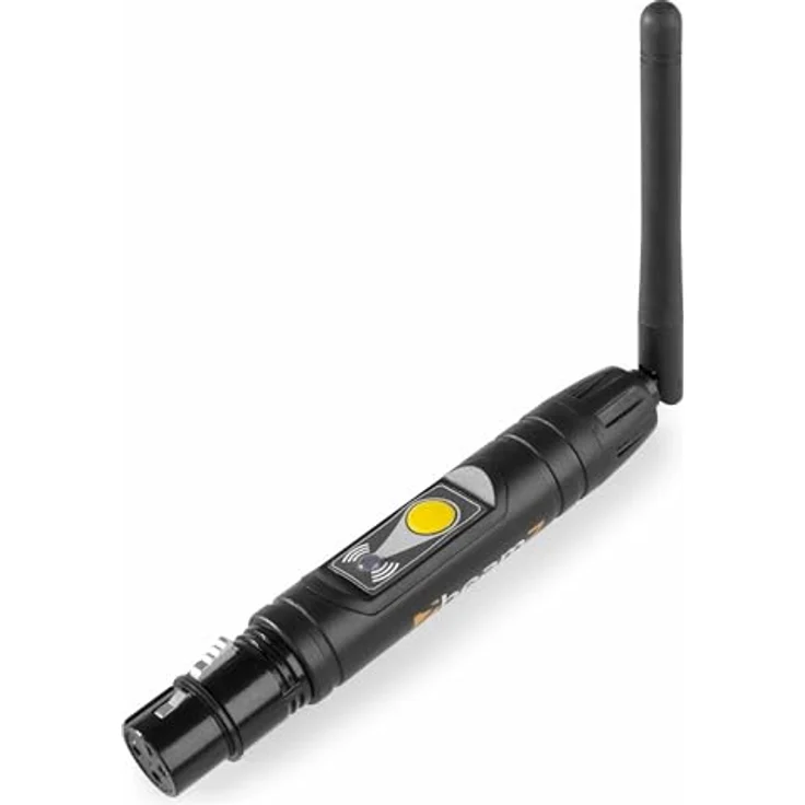 BeamZ BBP Wireless DMX Sender und Empfänger, drahtlose Lichtsteuerung mit 7 DMX-Universen und Adapter m/f – Bild 5