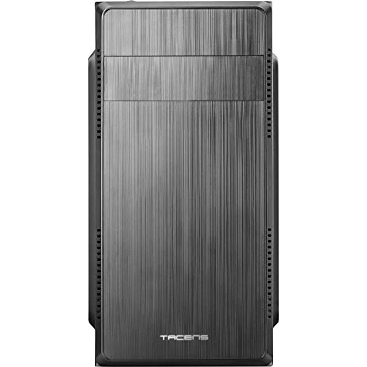TACENS ANIMA ACM500, Mini Tower Micro ATX PC-Gehäuse mit 500 W Netzteil, USB 3.0, schwarzes Aluminium – Bild 2