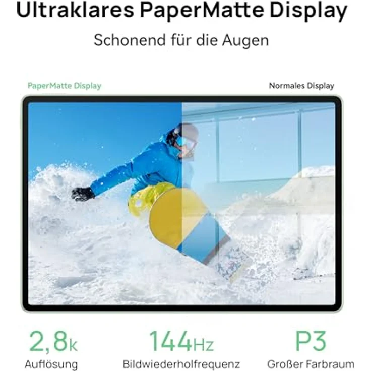 HUAWEI MatePad 11.5 S (2026), Tablet mit 2.8K 144Hz PaperMatte Display, 12GB RAM, 256GB Speicher, 8800 mAh Akku, 40W Supercharge, WiFi 6+, Bluetooth 5.2, Gaming und GoPaint App – Bild 2
