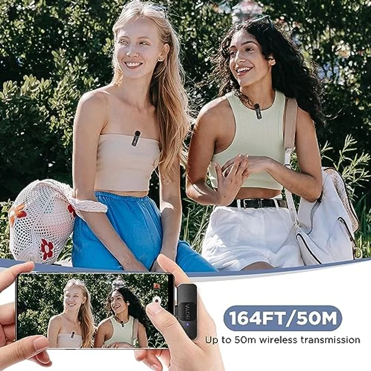 Boya BY-V20 Android Kompatibel Dual Wireless Microphone Type-C – Bild 5