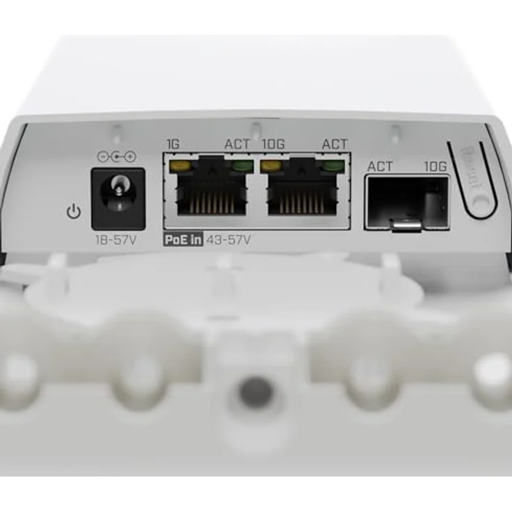 MikroTik Fiber-to-Copper Converter FTC11XG, Router mit IEEE 802.3bt, PoE, Weiß – Bild 4