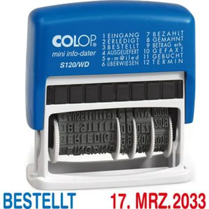 Colop Mini-Info-Dater S 120/WD Datumstempel