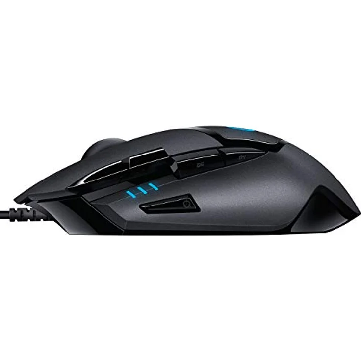 Logitech G402 Hyperion Fury Gaming-Maus, 4000 DPI Optischer Sensor, 8 Programmierbare Tasten, Taste zur DPI-Umschaltung, 32-Bit-ARM-Prozessor, Leichtgewicht, PC-Mac, Schwarz - Deutsche Verpackung – Bild 4