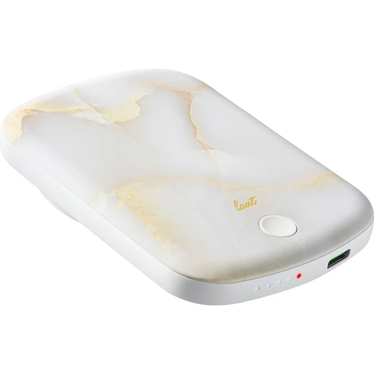 Laut MagSafe Powerbank, Weiße Marmor-Optik, tragbare Ladehilfe