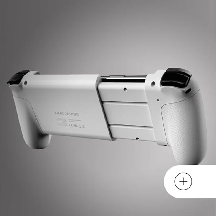 Mars Gaming MGP-X, Kabelloser Gaming Controller mit Dual-Vibration und RGB-Beleuchtung, Weiss, kompatibel mit PS4, PS5, Switch, PC, Android, iOS – Bild 7