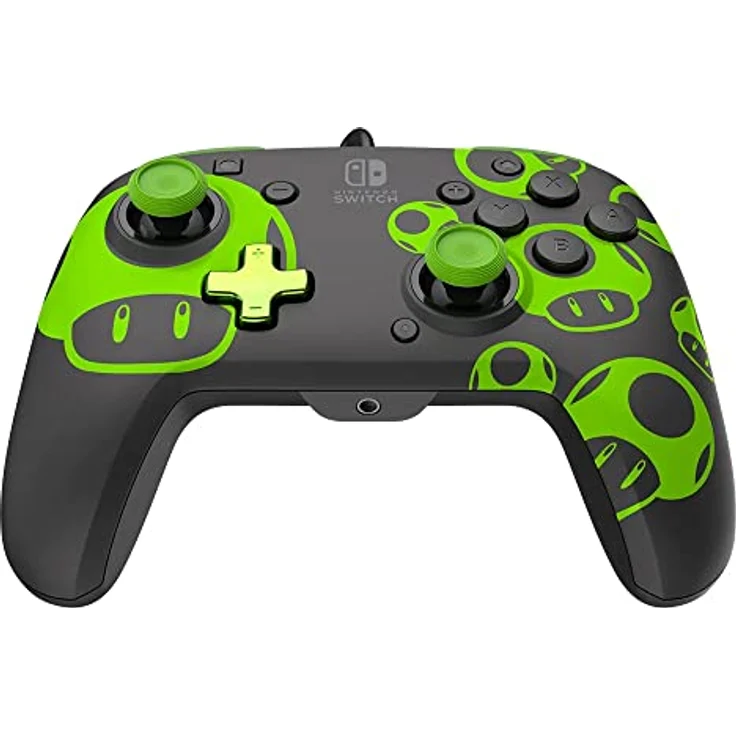 PDP Switch Rematch verkabelt controller 1-UP Glow in the dark Offiziell Lizenziert durch Nintendo - Customizable buttons, sticks, triggers, and paddles - Ergonomic Controllers – Bild 4