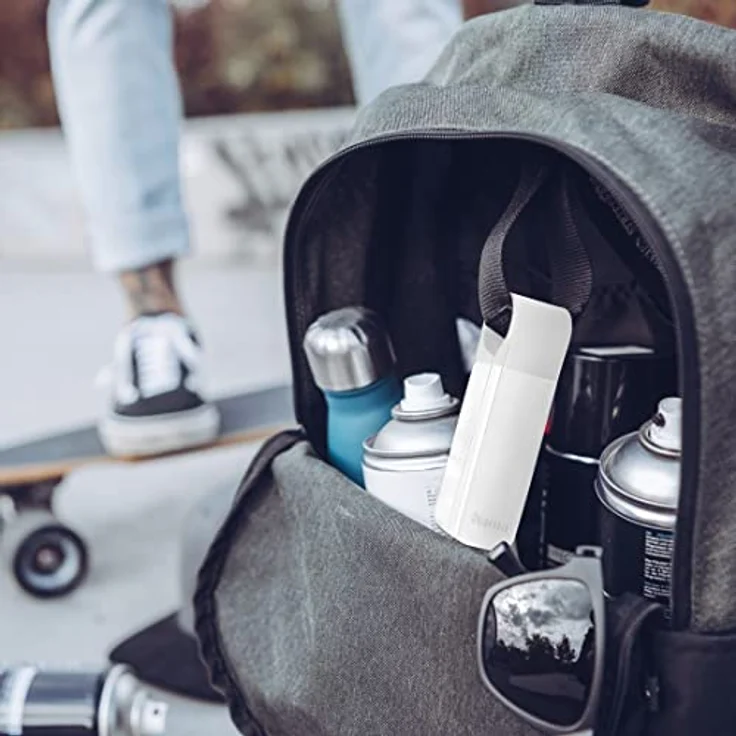 Hama Bluetooth Kopfhörer "Spirit Pocket" (In Ear Kopfhörer mit Mikrofon, True Wireless Earbuds mit Ladestation, besonders leicht, Laufzeit 30h, kabellose Kopfhörer mit Sprachsteuerung) weiß – Bild 3