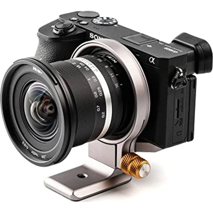 NiSi Wizard W-63 Drehbare Kamerapositionierung Halterung mit Schnellwechselplatte für Sony A-Serie, Canon M-Serie Kameras kompatibel, Aluminiumlegierung, Arca-Swiss Standard, schwarz – Bild 3