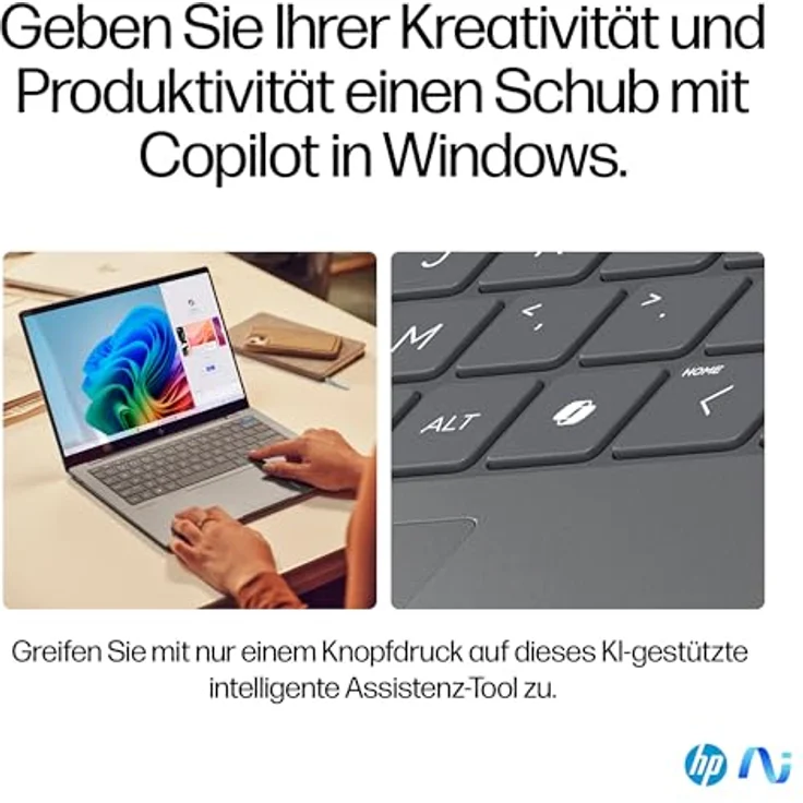 HP OmniBook X 14-fe0060ng Silver Notebook, 35,6 cm/14 Zoll, 1000 GB SSD, Windows 11 Home – Bild 3