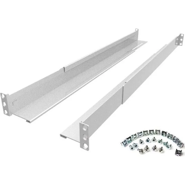 Roline Rack-Schienen-Kit, UPS 1/2/3 HE, 60-90 cm, eloxiertes Aluminium
