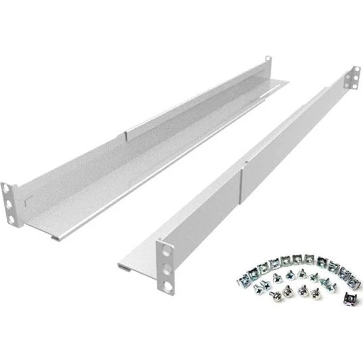 Roline Rack-Schienen-Kit, UPS 1/2/3 HE, 60-90 cm, eloxiertes Aluminium
