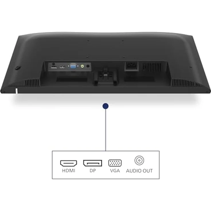 Philips 24E1N1200A, 24 Zoll Full HD Monitor, 120 Hz, Adaptive Sync, 1 ms Reaktionszeit, Lautsprecher, schwarz – Bild 4