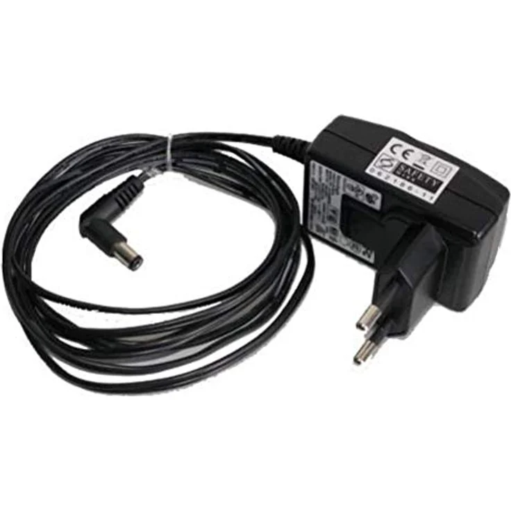 Metrologic Netzteiladapter für Laptop, Kontinentaleuropa, kompatibel mit Honeywell IS1650, IS3480, MS1690, MS1890, MS3780, MS4980, MS5145, MS9520, MS9540, schwarz – Bild 1