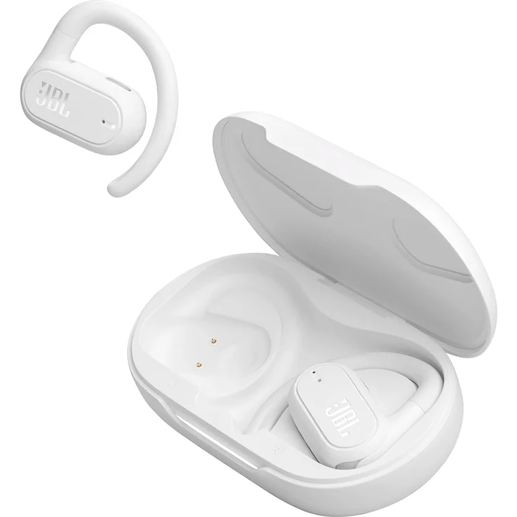 JBL Soundgear Sense – Kabellose Bluetooth-Open-Ear-Kopfhörer – Spritzwassergeschützt und komfortabel – In Weiß – Bild 1