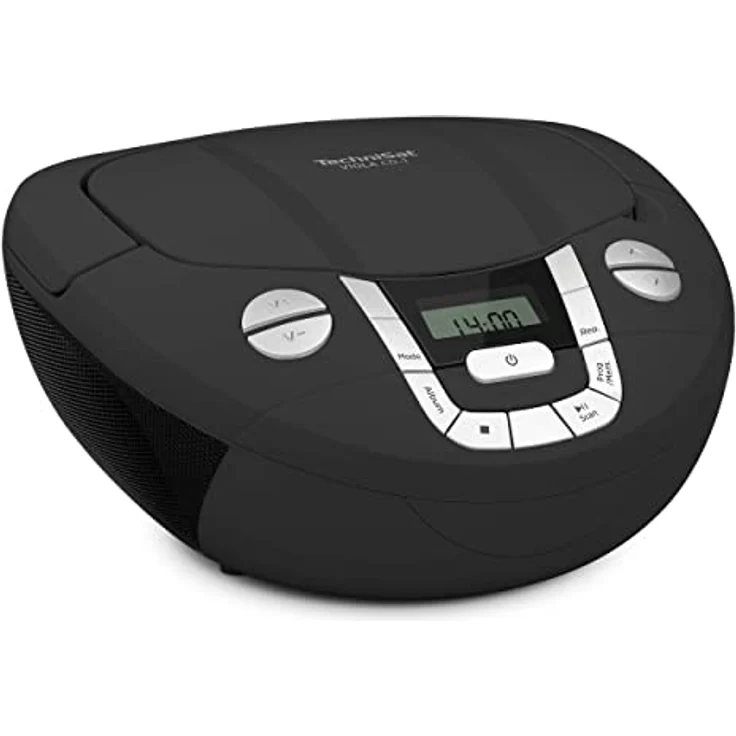 TechniSat Viola CD-1 - tragbarer Stereo CD-Player, Boombox mit Tragegriff, UKW, Bluetooth, 2 x 1 Watt – Bild 2
