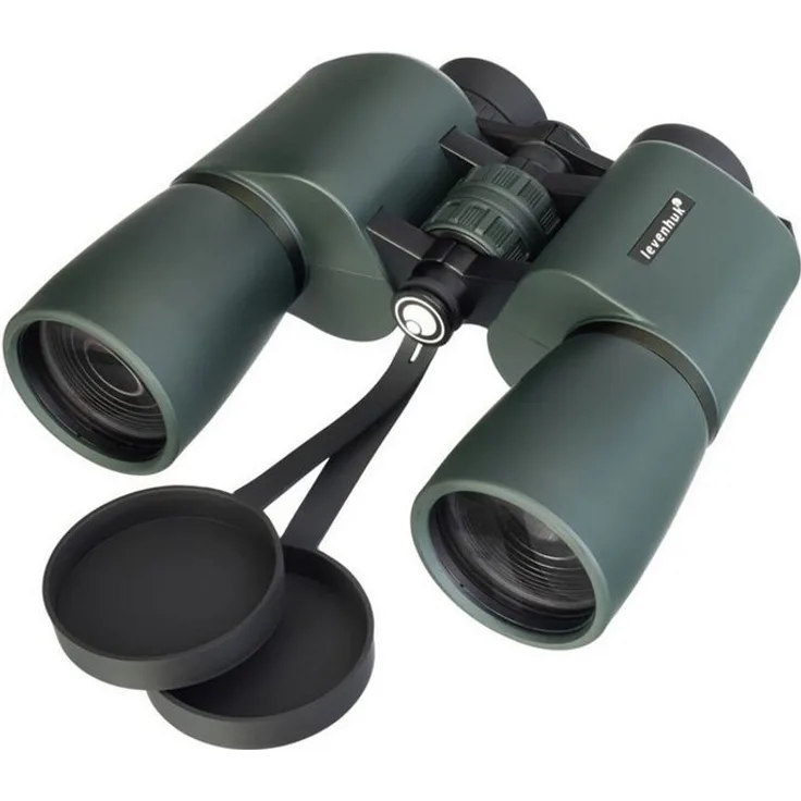 Levenhuk New Sherman PRO 16x50 Fernglas, 16x Vergrößerung, 50mm Objektiv, wasserdicht, olivgrün/schwarz