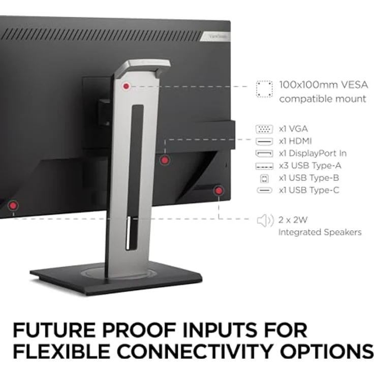 ViewSonic VG2748A-2K, 27" QHD Monitor mit 100Hz Bildwiederholfrequenz und intelligenter Sensortechnologie – Bild 7