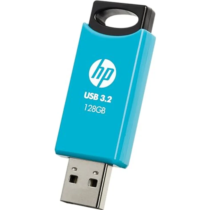 HP 712w USB 3.2 Gen 1 Flash-Laufwerk 128GB, blau, bis zu 120 MB/s Lesegeschwindigkeit, langlebiges Schiebe-Design – Bild 3