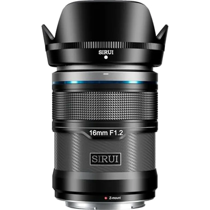 SIRUI Sniper 16mm F1.2 Autofokus Weitwinkel APS-C Objektiv, Z Mount für Zfc, Z6, Z50, Z9, Schwarz
