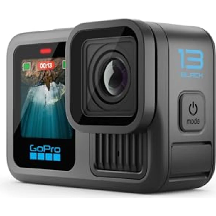 GoPro HERO13 Black Extended Power Bundle, Action-Cam mit 5,3K Video, 3 Enduro Akkus, Dualladegerät, 64 GB microSD-Karte, Kamera-Case – Bild 4