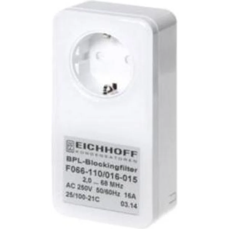 Allnet Powerline Sperr-Filter 2-68MHz, 16 A Schutzkontakt-Durchgangsgehäuse für PowerLAN
