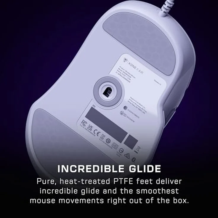 Turtle Beach Kone II RGB-Gaming-Maus, 26K DPI Sensor, optische Switches, 23 programmierbare Funktionen, Weiß – Bild 4