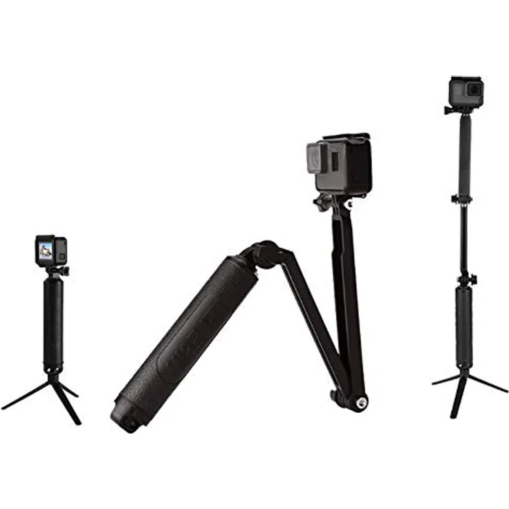 TELESIN Wasserdichter Selfie-Stick für GoPro Hero 9/8/7/6/5 DJI Osmo Action Xiaoyi Action Kamera mit schwimmendem Griff Einbeinstativ und Stativ – Bild 1