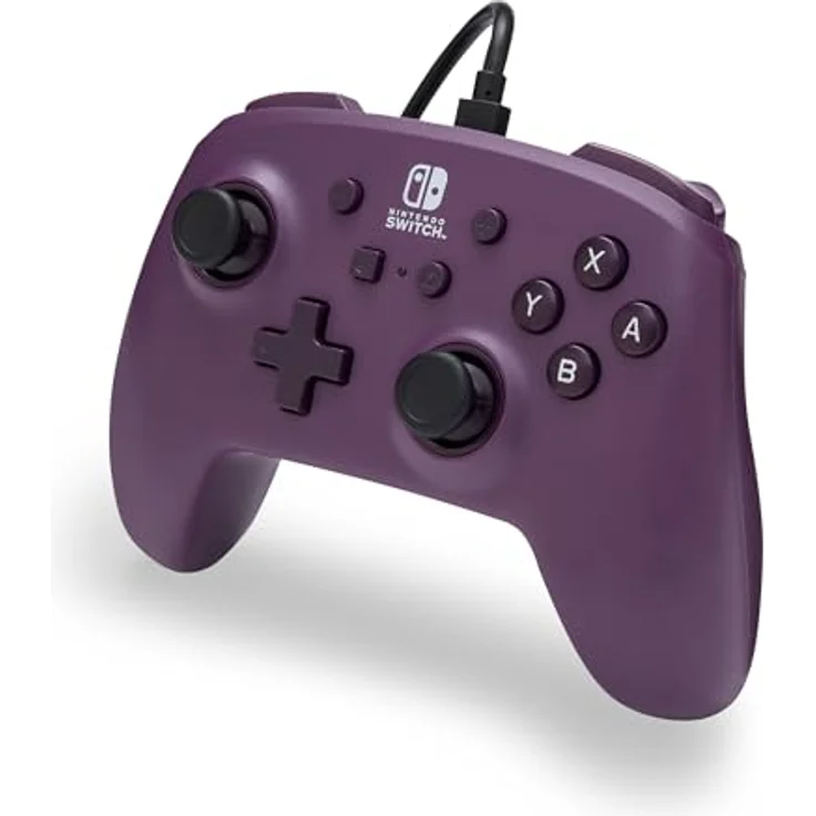 PowerA Verbesserter kabelgebundener Controller für Nintendo Switch - Galaxieviolett, 3,5-mm-Audiobuchse, programmierbare Tasten, 3 Meter USB-Kabel – Bild 4