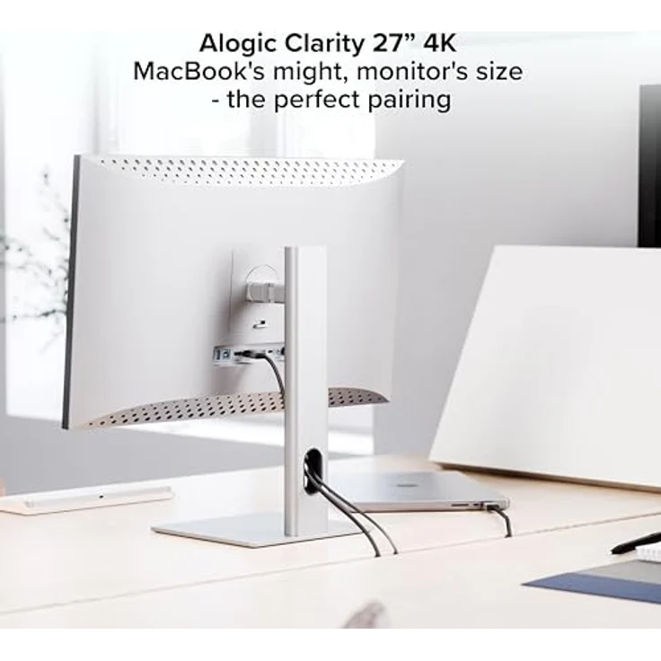 ALOGIC Clarity 27 UHD 4K Monitor mit 90W PD, Office-Monitor 27F34KCPD – Bild 2