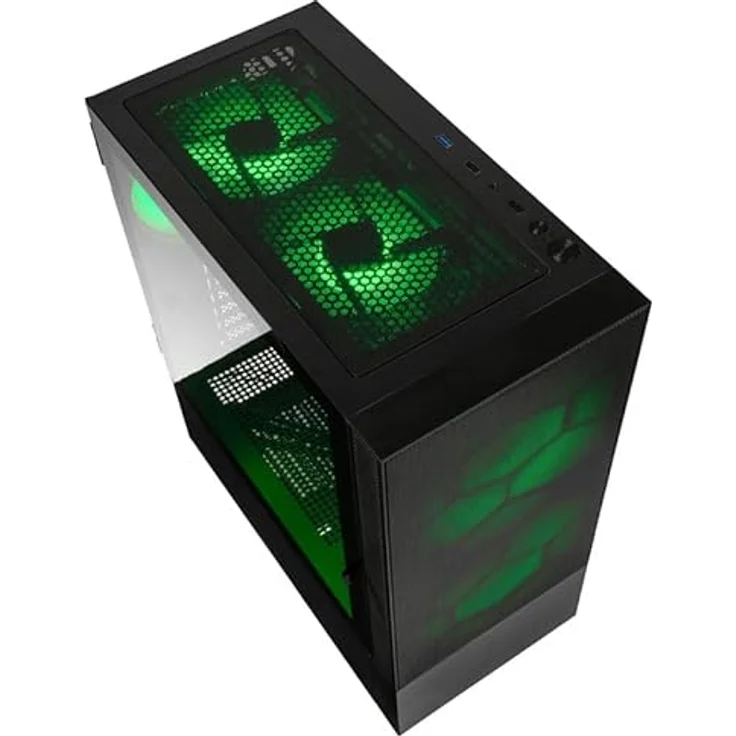 Kolink Observatory MX Mesh ARGB Midi-Tower - schwarz (Mini ITX, mATX, ATX), PC Gehäuse – Bild 2