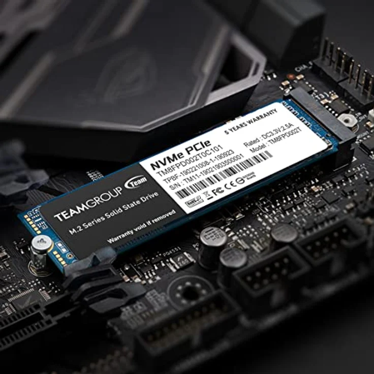 Team Group MP33 - Solid-State-Disk - 512 GB - intern - M.2 2280 - PCI Express 3.0 x4 (NVMe) - Blau/Schwarz (TM8FP6512G0C101) – Bild 3