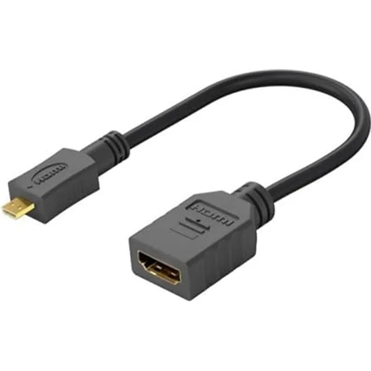 MicroConnect HDMI auf Micro HDMI Adapter, kompakter HDMI-Adapter für hohe Übertragungsqualität