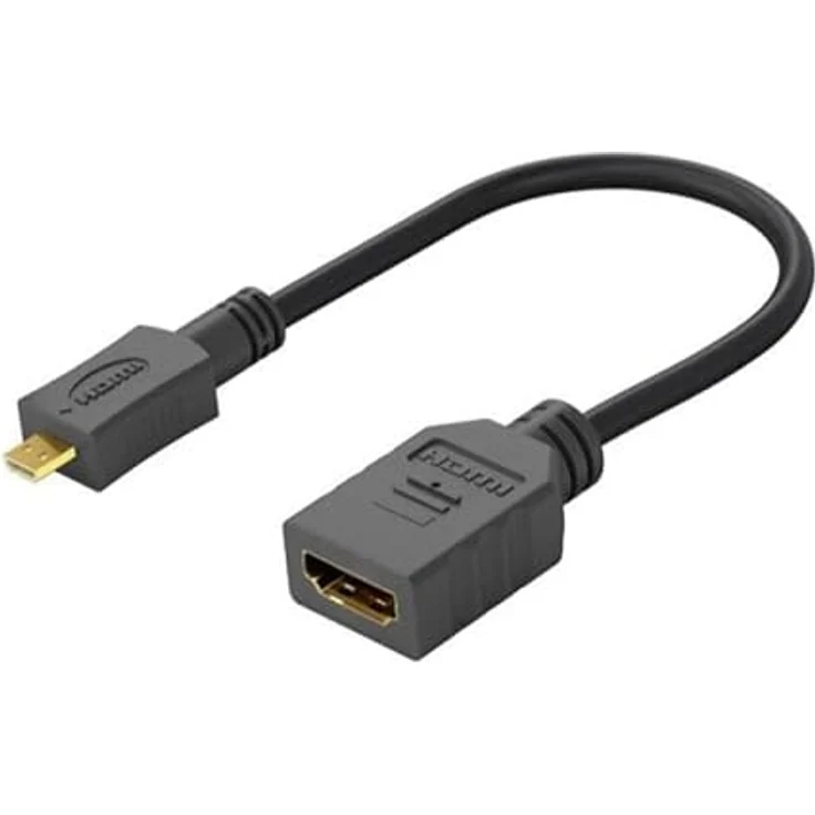 MicroConnect HDMI auf Micro HDMI Adapter, kompakter HDMI-Adapter für hohe Übertragungsqualität – Bild 1