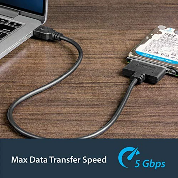StarTech.com USB 3.0 auf 2,5 Zoll (6,4cm) SATA III Adapter Kabel mit UASP, USB 3.0 zu SATA SSD-HDD Konverter - Adapterkabel – Bild 4
