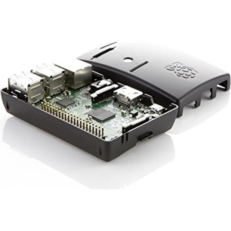 Raspberry Pi Gehäuse für Model B, schwarz 