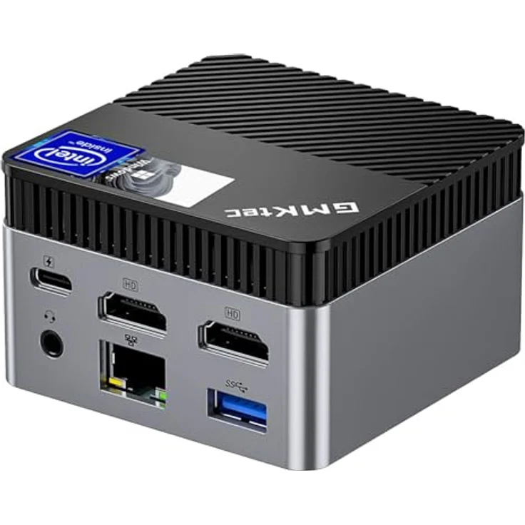 DroiX GMKTec NucBox G5 Mini PC, Intel N97, 12GB LPDDR5, 512GB SSD, UHD Grafik, Dual HDMI 4K, WiFi 5, Bluetooth 4.2, Windows 11 Pro, kompakt (72x72x44.5mm) – Bild 2