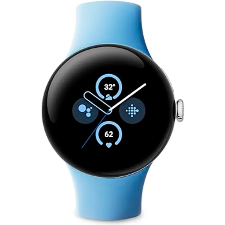 Google Pixel Watch 2 (WLAN), Polished Silver / Bay