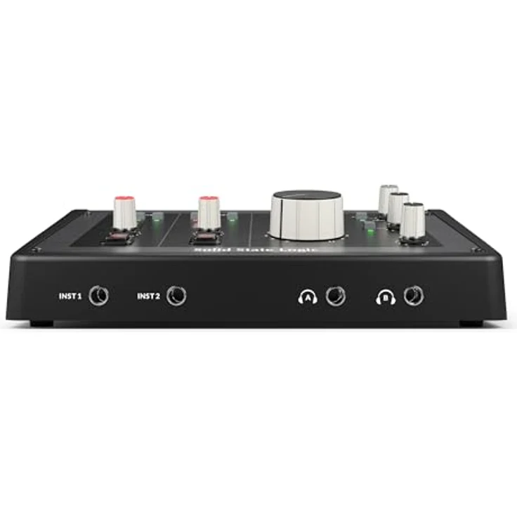 Solid State Logic SSL 2+ MKII, 2x4 USB-Audio-Schnittstelle mit 32 Bit / 192 kHz AD/DA Konvertern, 2 Mikrofonvorverstärkern und umfangreicher Software-Suite – Bild 5