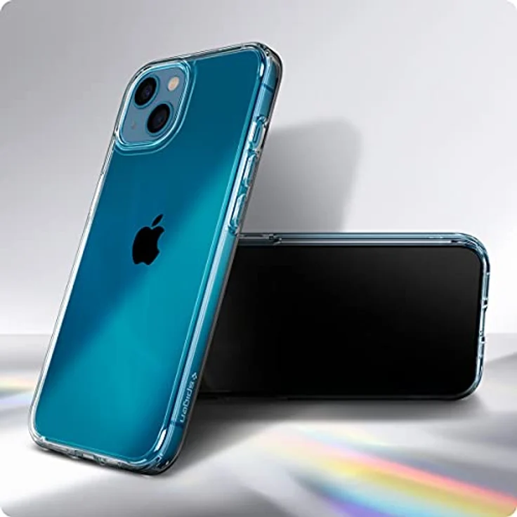 Spigen für iPhone 13 Ultra Hybrid Hülle [Anti-Yellowing] Case Handyhülle Schutzhülle Cover Transparent Durchsichtig Dünn Slim -Crystal Clear – Bild 5
